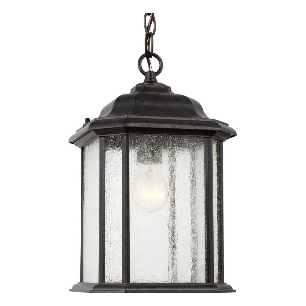 Generation Lighting - Kent One Light Outdoor Pendant (with Bulbs) - Lights Canada