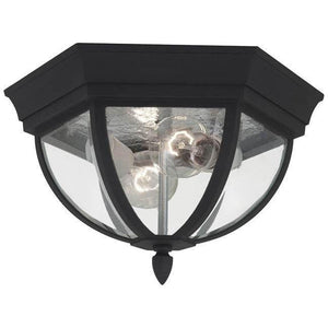 Wynfield Two Light Outdoor Flush Mount (with Bulbs)