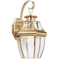 Lancaster One Light Outdoor Wall Lantern (with Bulbs)