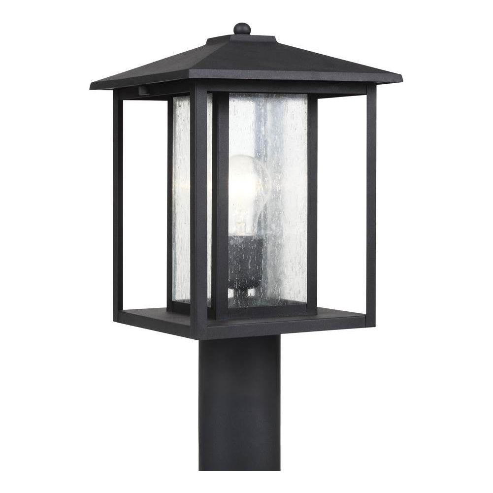 Generation Lighting - Hunnington One Light Outdoor Post Lantern (with Bulbs) - Lights Canada