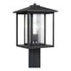 Generation Lighting - Hunnington One Light Outdoor Post Lantern (with Bulbs) - Lights Canada