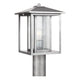Generation Lighting - Hunnington One Light Outdoor Post Lantern (with Bulbs) - Lights Canada