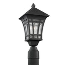 Generation Lighting - Herrington One Light Outdoor Post Lantern (with Bulbs) - Lights Canada