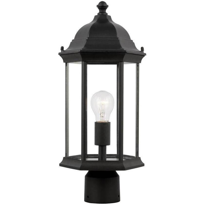 Generation Lighting - Sevier Medium One Light Outdoor Post Lantern (with Bulbs) - Lights Canada