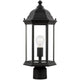 Generation Lighting - Sevier Medium One Light Outdoor Post Lantern (with Bulbs) - Lights Canada