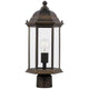 Generation Lighting - Sevier Medium One Light Outdoor Post Lantern (with Bulbs) - Lights Canada