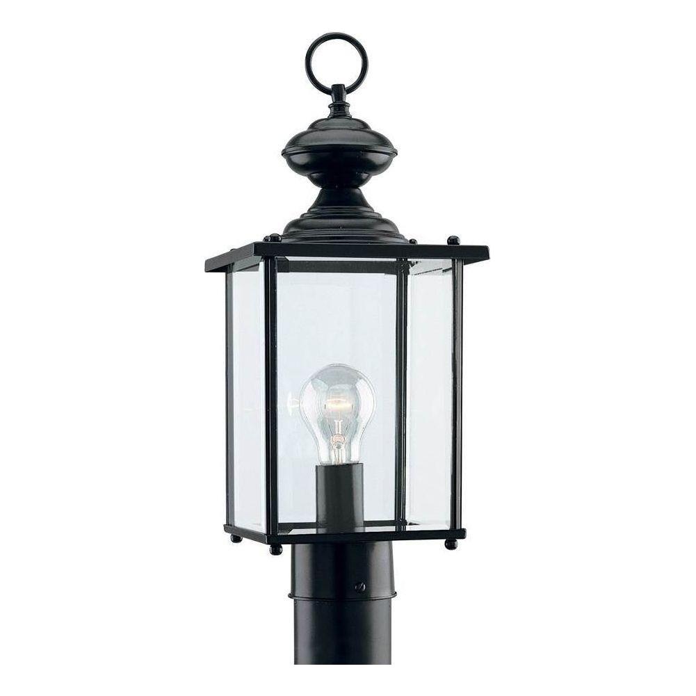 Generation Lighting - Jamestowne One Light Outdoor Post Lantern (with Bulbs) - Lights Canada