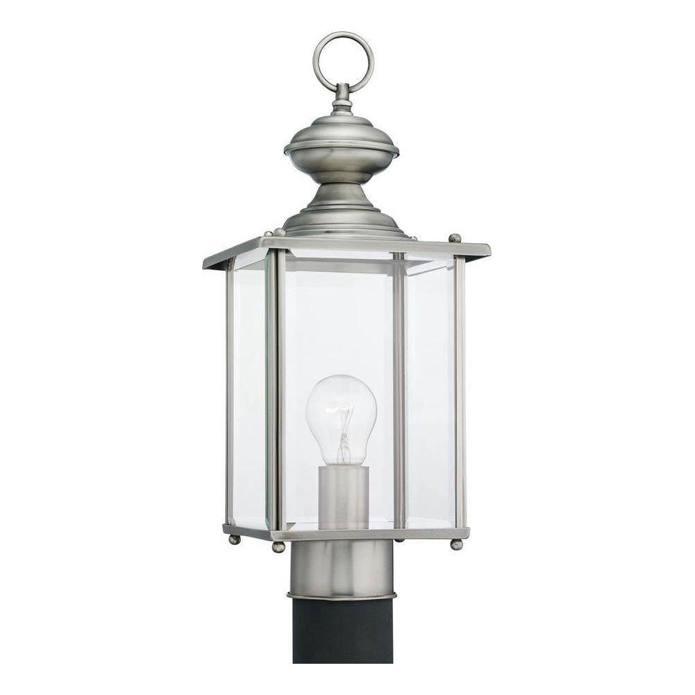 Generation Lighting - Jamestowne One Light Outdoor Post Lantern (with Bulbs) - Lights Canada