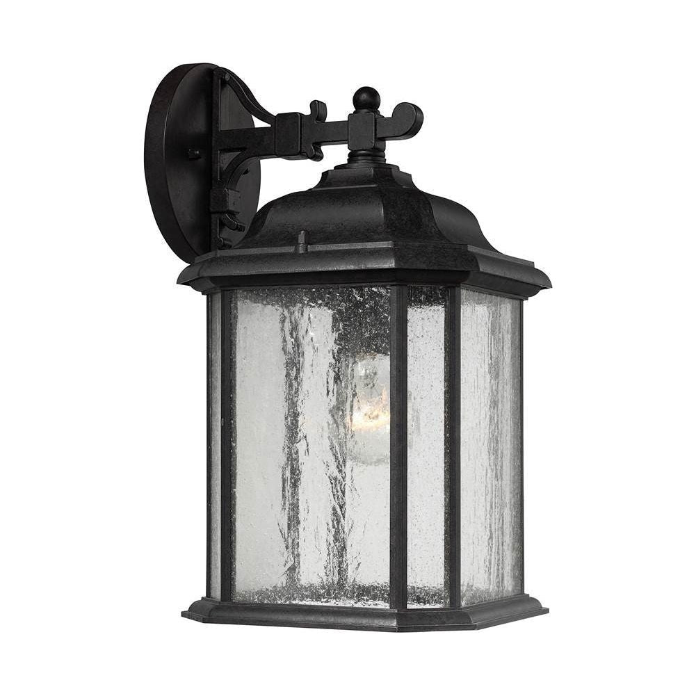 Generation Lighting - Kent One Light Outdoor Wall Lantern (with Bulbs) - Lights Canada