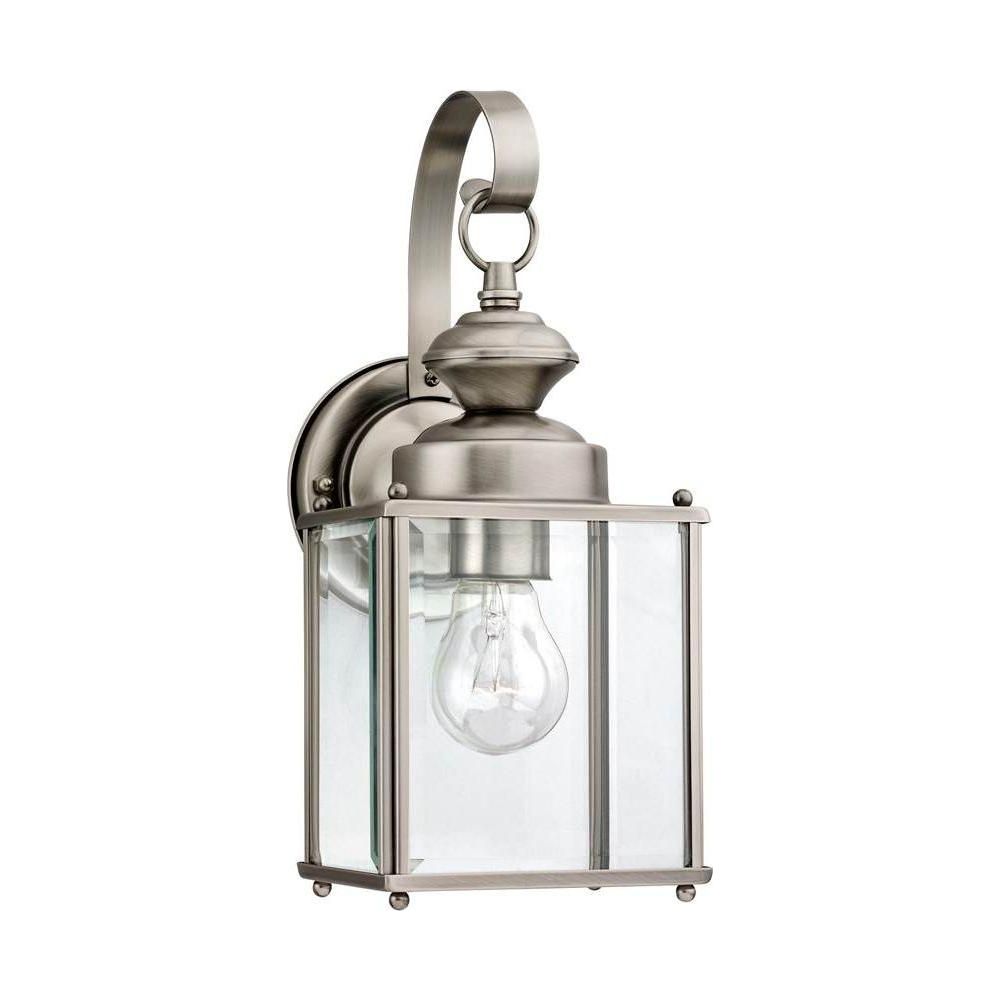 Generation Lighting - Jamestowne One Light Outdoor Wall Lantern (with Bulbs) - Lights Canada