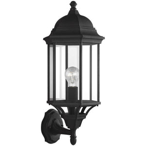 Generation Lighting - Sevier Large One Light Uplight Outdoor Wall Lantern (with Bulbs) - Lights Canada