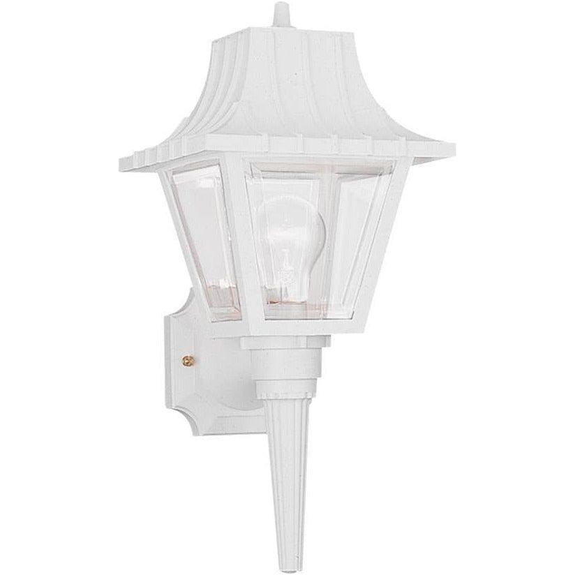 Generation Lighting - Polycarbonate One Light Outdoor Wall Lantern (with Bulbs) - Lights Canada