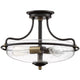 Quoizel - Griffin Semi Flush Mount - Lights Canada