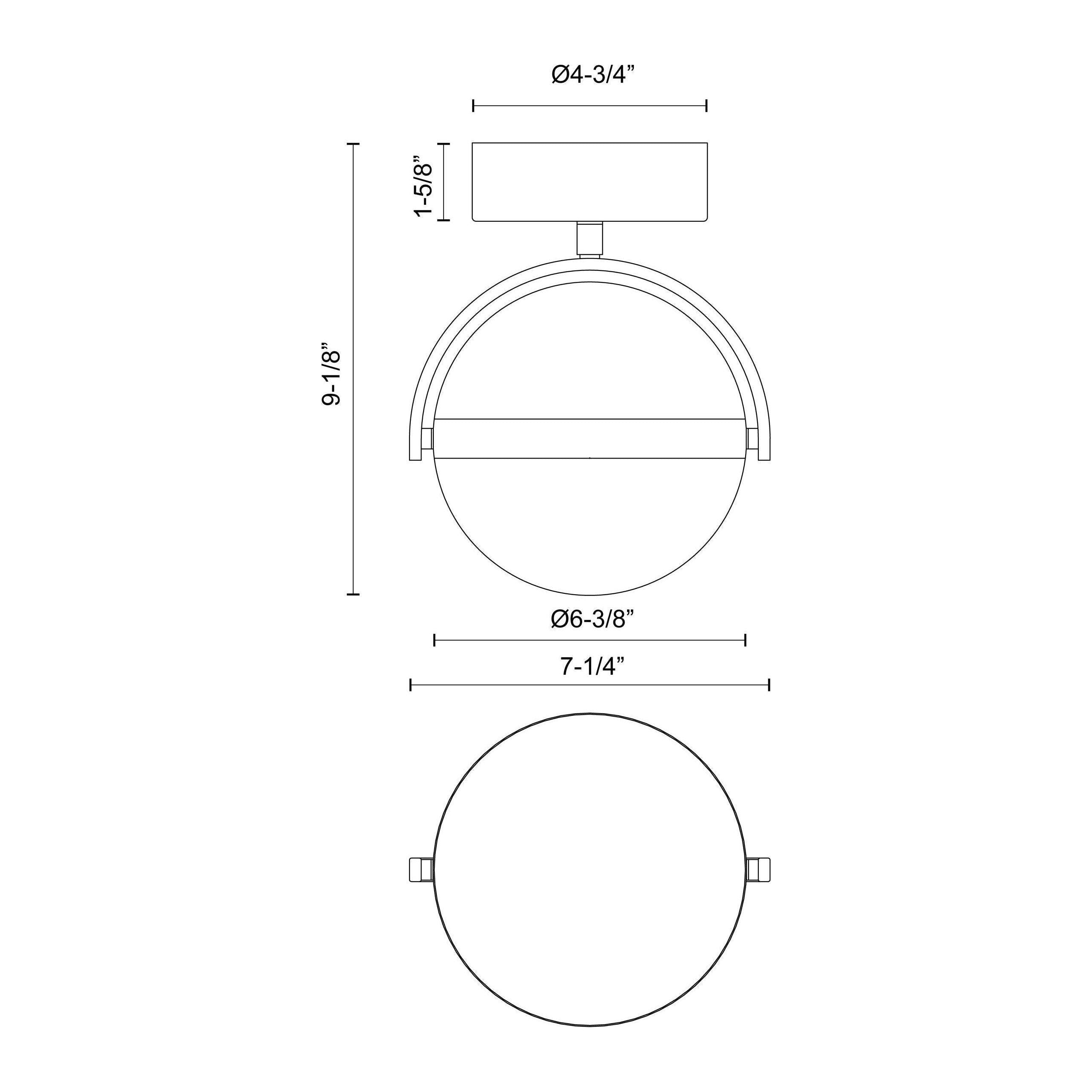 Alora - Globo LED Flush Mount - Lights Canada