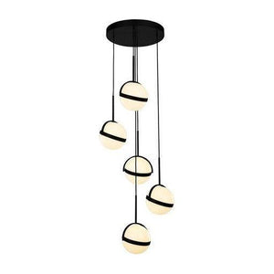 Alora - Globo 5-Light LED Multi Pendant - Lights Canada