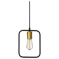Geometric 1 Light 12 Inch Pendant