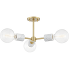 Mitzi - Asime 3-Light Semi Flush Mount - Lights Canada
