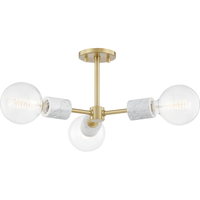 Asime 3-Light Semi Flush Mount