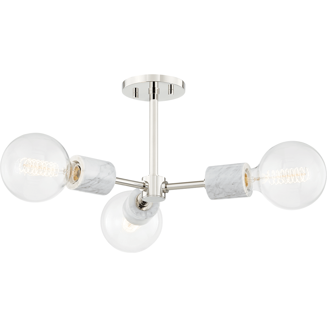 Mitzi - Asime 3-Light Semi Flush Mount - Lights Canada
