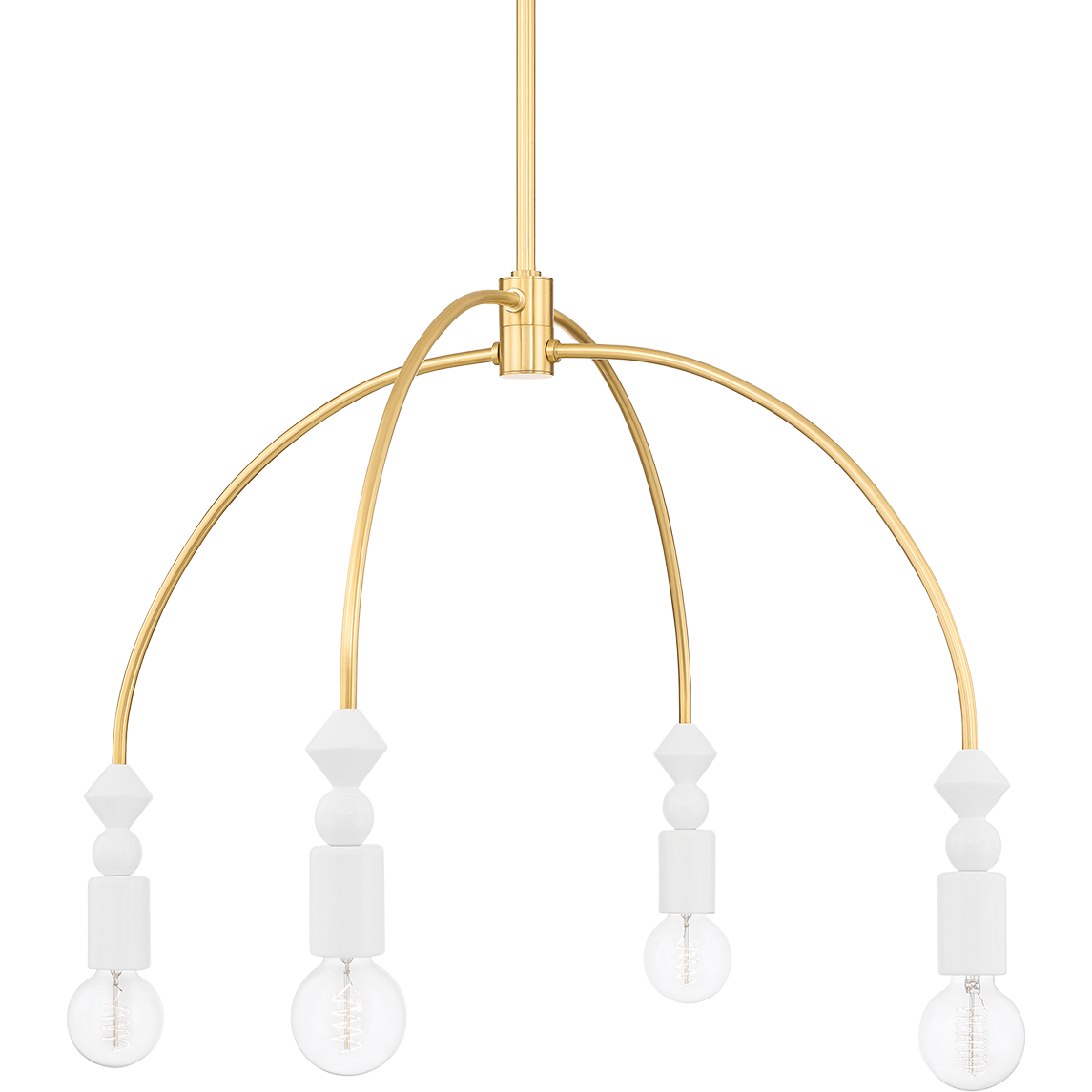 Mitzi - Flora 4 Light Chandelier - Lights Canada