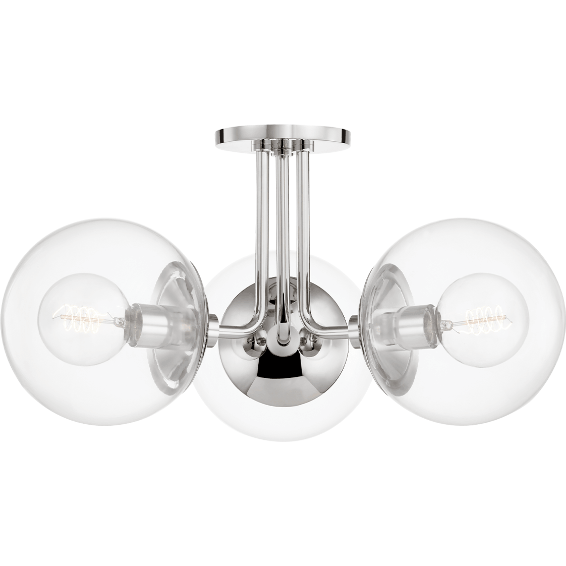 Mitzi - Meadow 3-Light Semi Flush Mount - Lights Canada