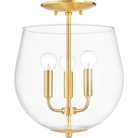Mitzi - Bobbi 3 Light Semi Flush Mount - Lights Canada