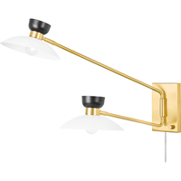 Whitley 2-Light Swing Arm (Plug-In)