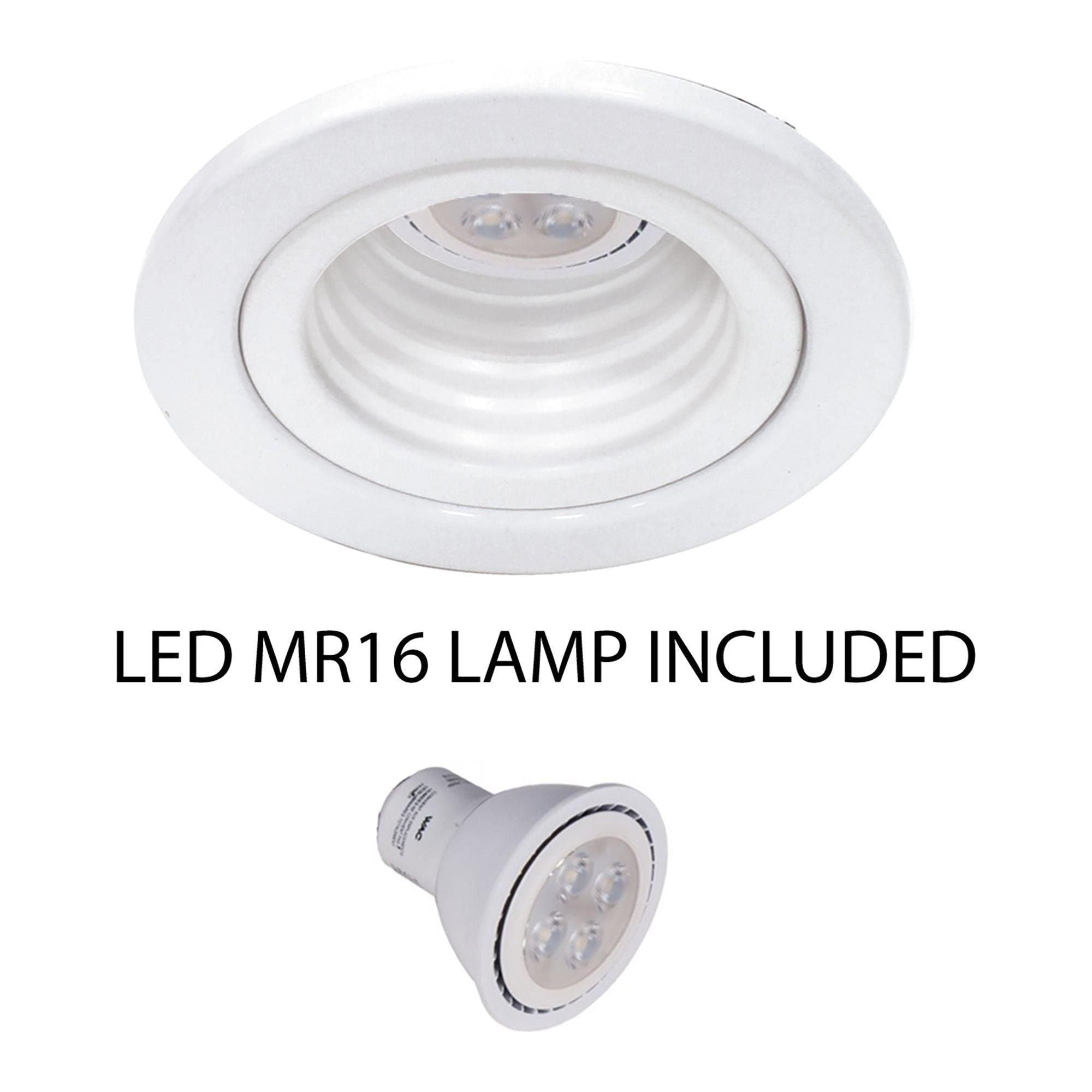 WAC Lighting - 2.5" Step Baffle Trim with LED Bulb - Lights Canada