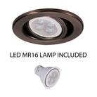 WAC Lighting - 2.5" Adjustable Gimbal Trim with LED Bulb - Lights Canada