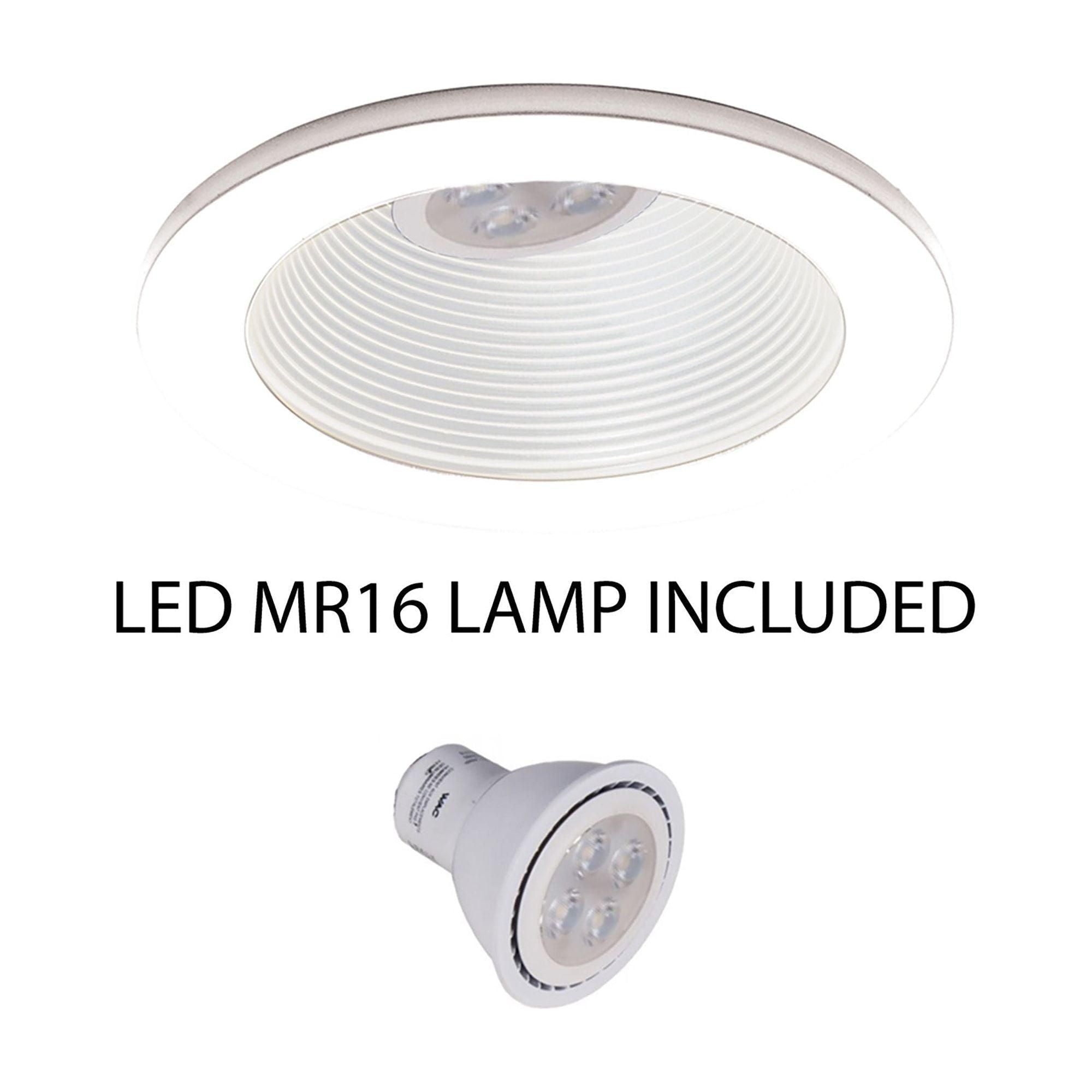 WAC Lighting - 4" Adjustable Step Baffle Trim - Lights Canada