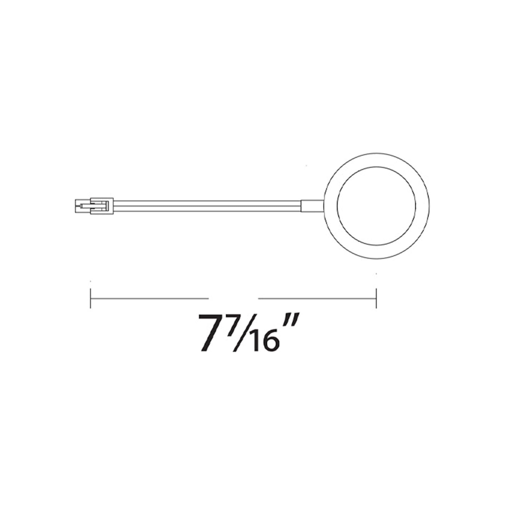 WAC Lighting - Single LED Puck Light with Single 6" Lead Wire 3-CCT - Lights Canada