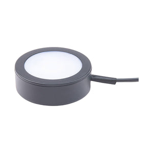 WAC Lighting - Single LED Puck Light with Single 6" Lead Wire and 6ft Power Cord with Roll Switch 3-CCT - Lights Canada