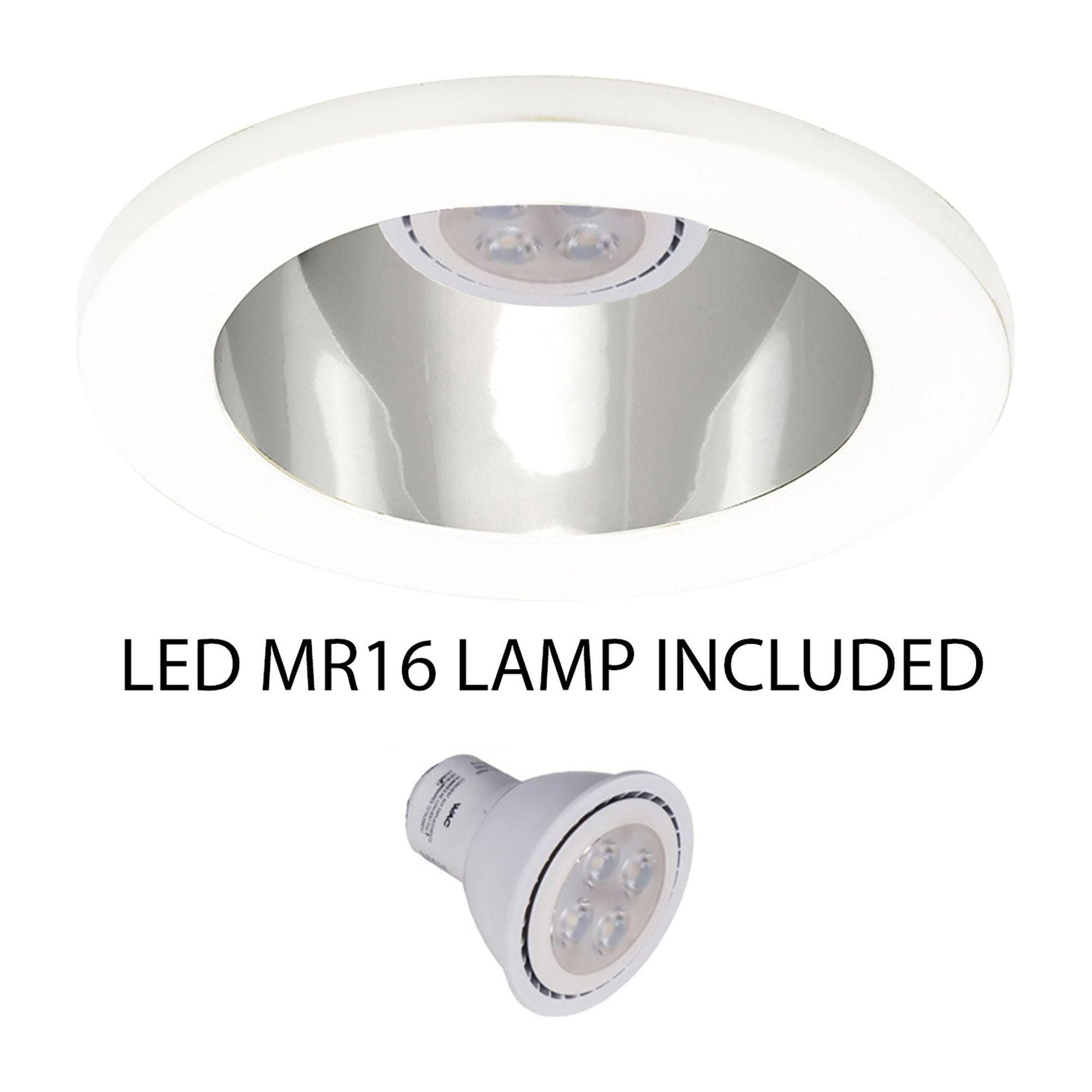 WAC Lighting - 4" Round Adjustable Open Reflector Trim with LED Bulb - Lights Canada
