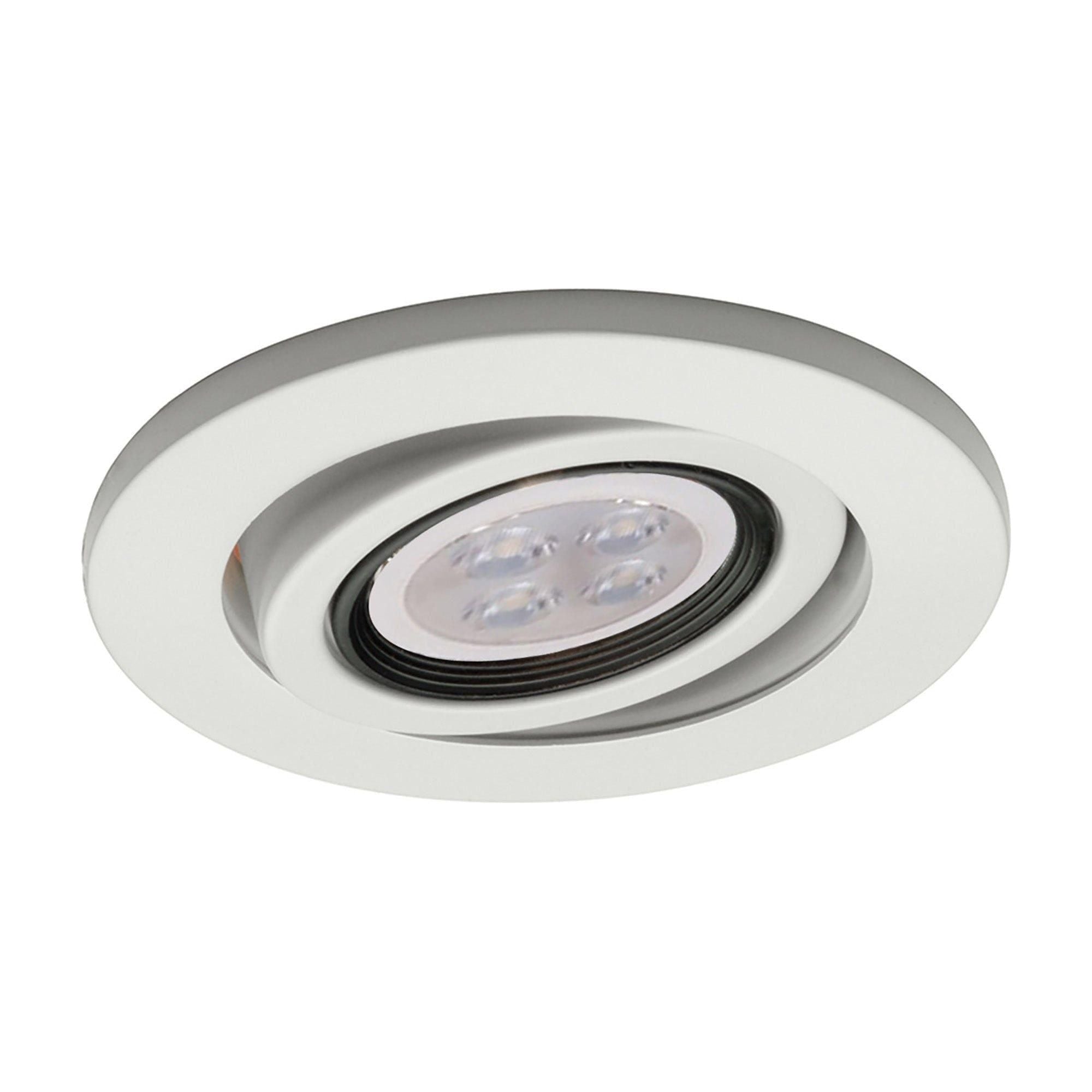 WAC Lighting - 4" Adjustable Gimbal Trim with LED Bulb - Lights Canada