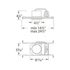 WAC Lighting - 4" Electronic Low Voltage New Construction Non-IC Housing - Lights Canada