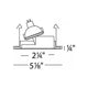 WAC Lighting - 4" Round Slotted Trim - Lights Canada