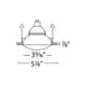 WAC Lighting - 4" Round Shower Trim - Lights Canada