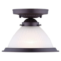 Halophane Semi Flush Mount