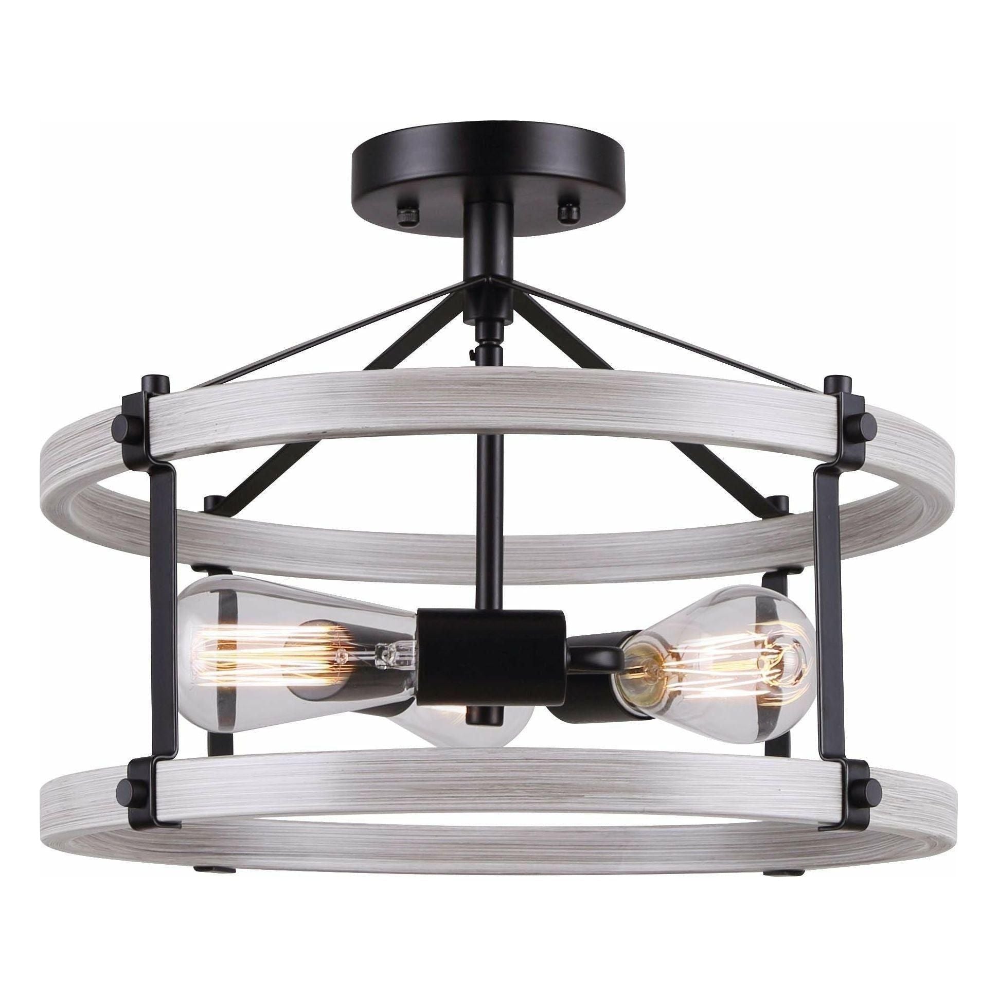 Canarm - Canarm Joelle Semi Flush Mount - Lights Canada