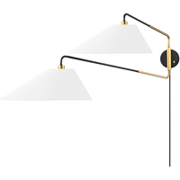 Duo 2-Light Portable Sconce