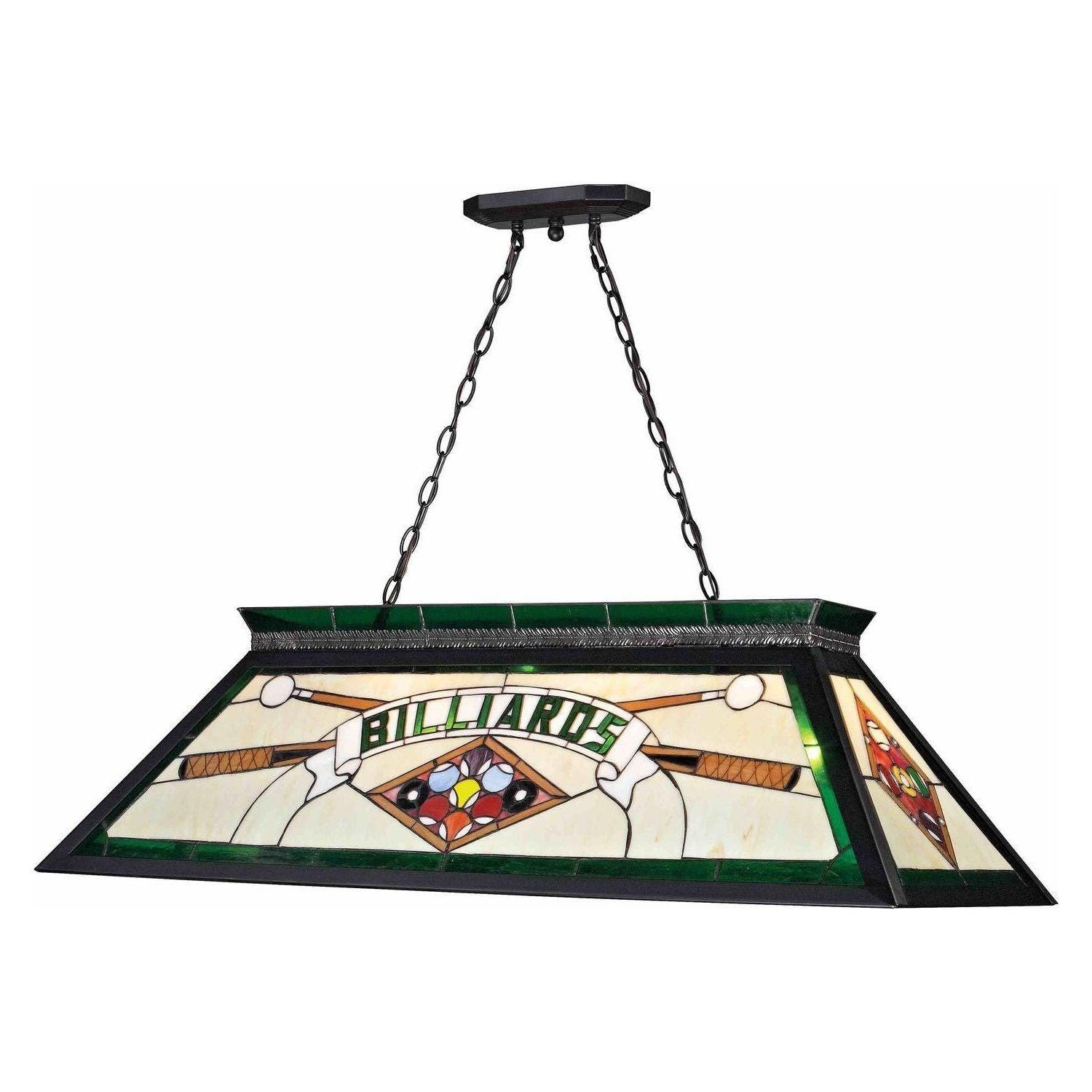 Z-Lite - Tiffany Billiard Linear Suspension - Lights Canada