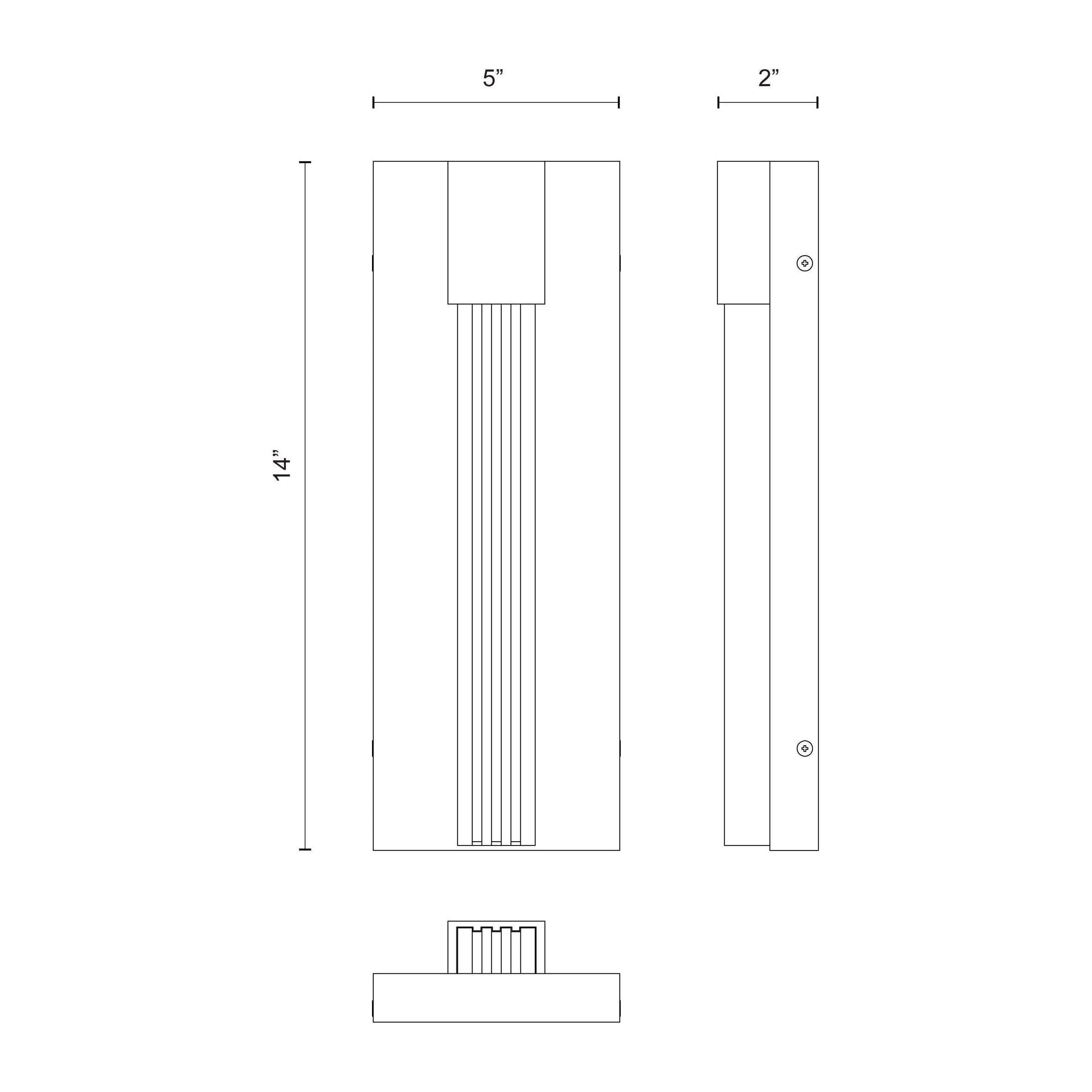 Alora - Kismet 14" Wall Vanity - Lights Canada