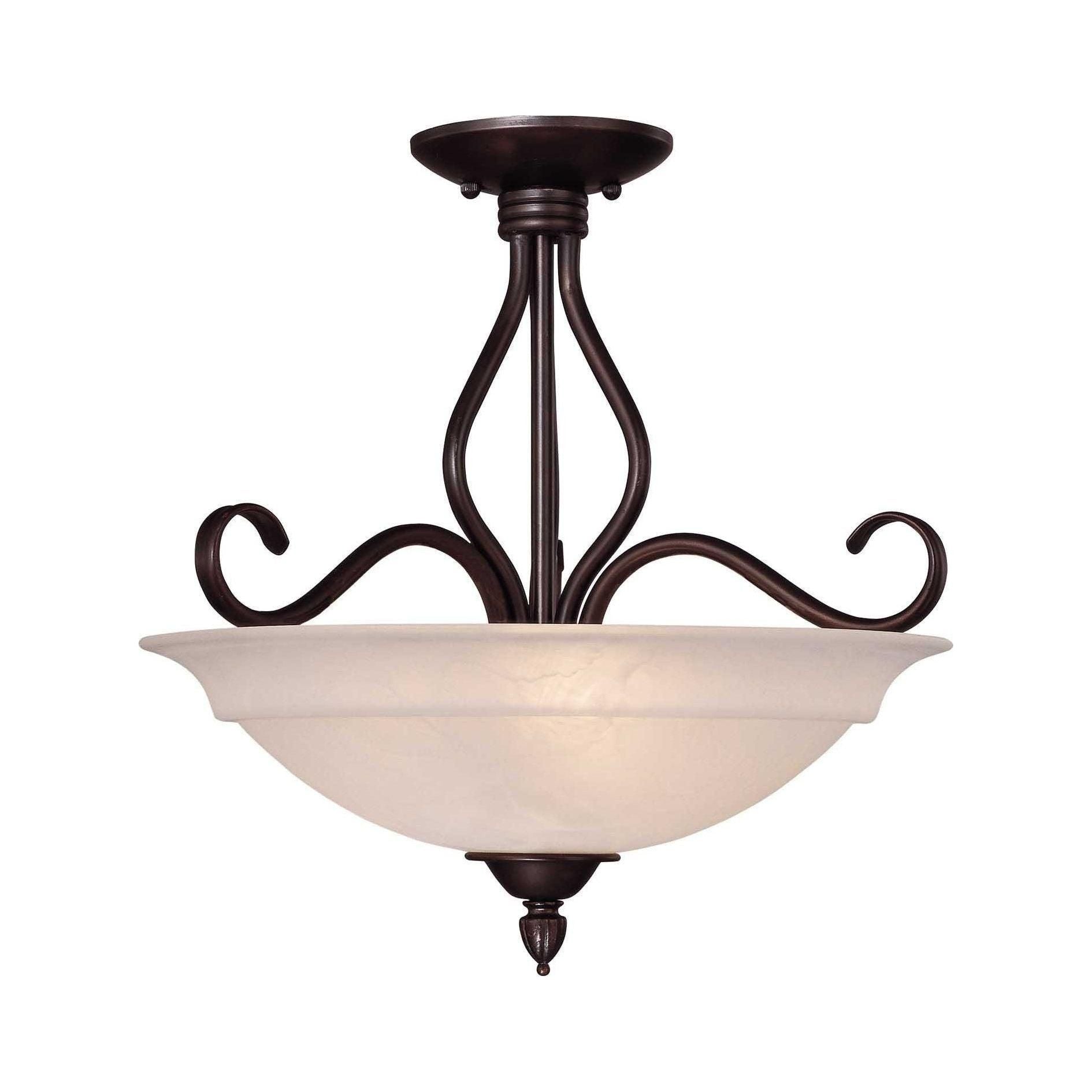 Savoy House - Oxford Semi Flush Mount - Lights Canada