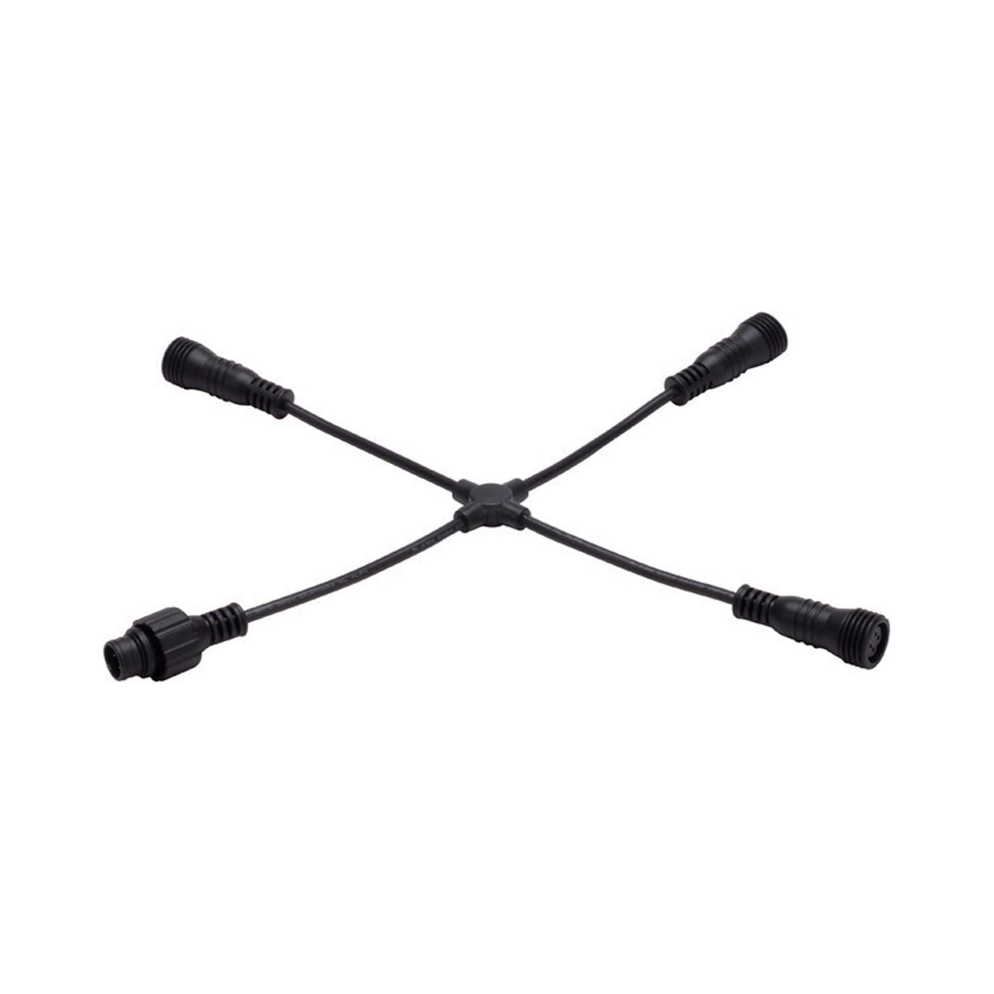 WAC Lighting - LED 24V RGB Color Changing Outdoor Submersible Strip Light 4-Way X-Connector - Lights Canada