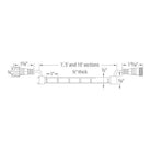 WAC Lighting - LED 24V PRO Outdoor IP68 Submersible Strip Light 1ft Length - Lights Canada