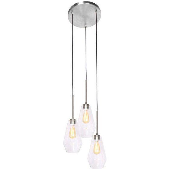 Rayne 6" 3-Light Pendant