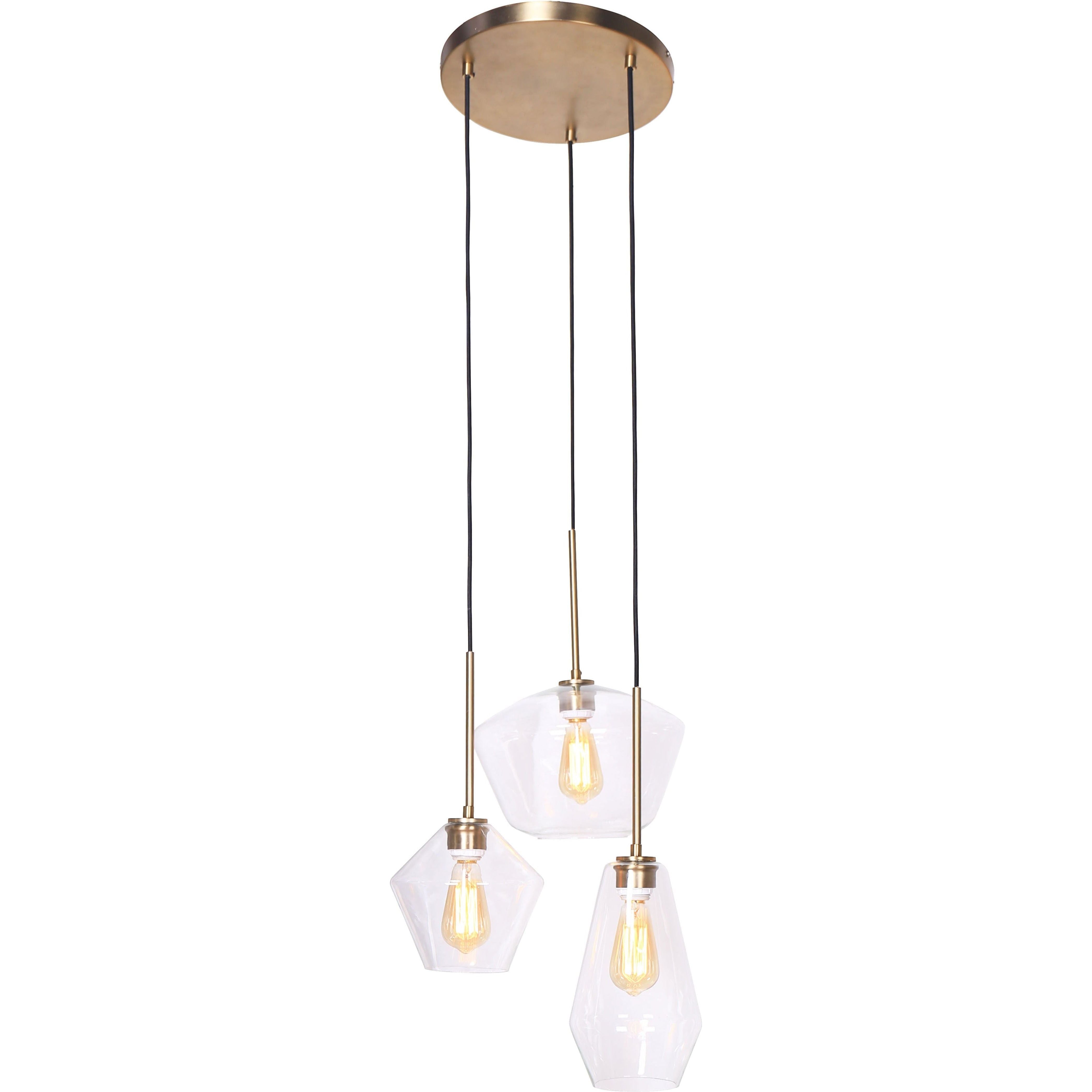 Rayne 7+6+11" 3-Light Pendant