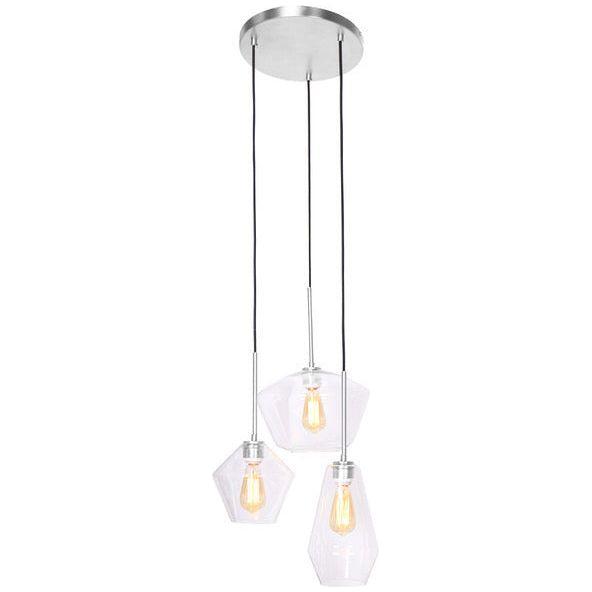 Rayne 7+6+11" 3-Light Pendant