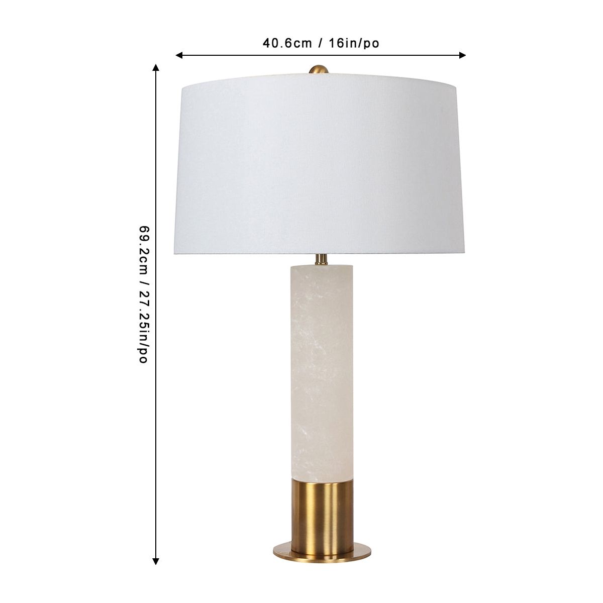 Kasnia 26" Column Table Lamp