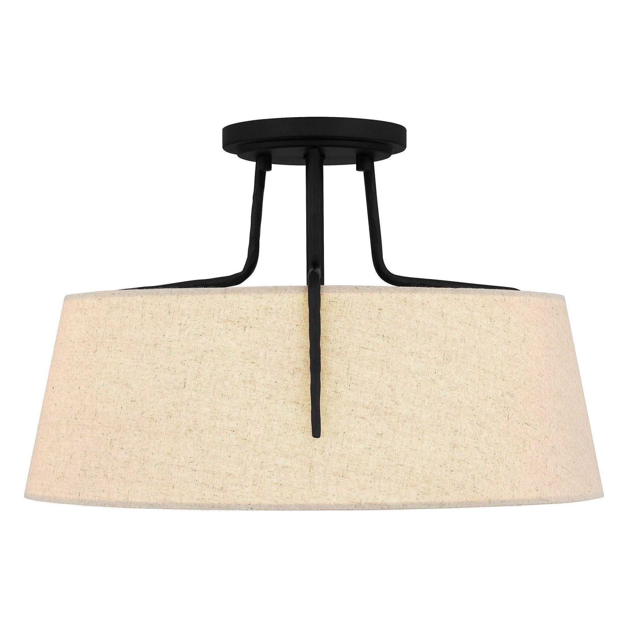 Quoizel - Leona Semi Flush Mount - Lights Canada